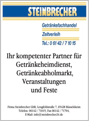 Getränke Steinbrecher